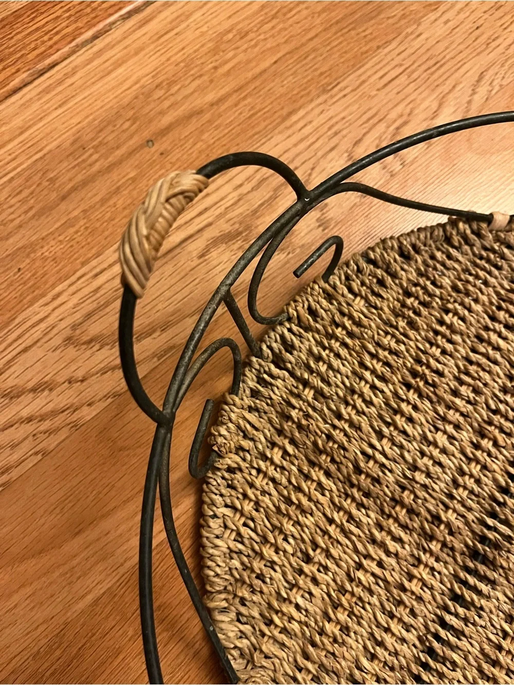 Metal Wicker Tray